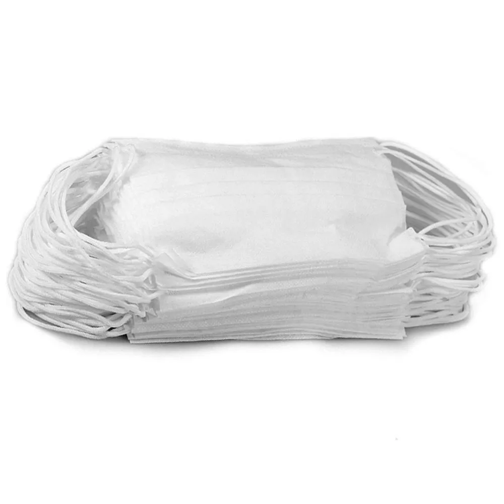 50 Disposable Face Mask Earloop Anti-Dust Mouth Cover Filter Medical Dental Nail
