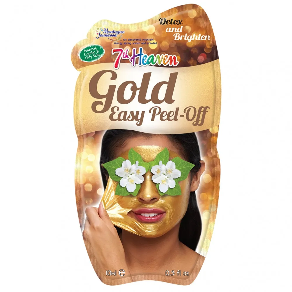 7th Heaven Gold Easy Peel Off Face Mask
