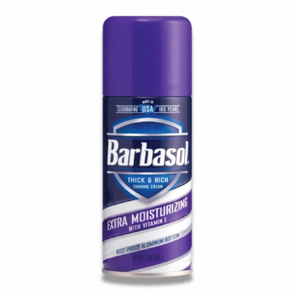 Barbasol -Thick & Rich, Extra Moisturizing Shaving Cream - 7 Oz - 6 Pack