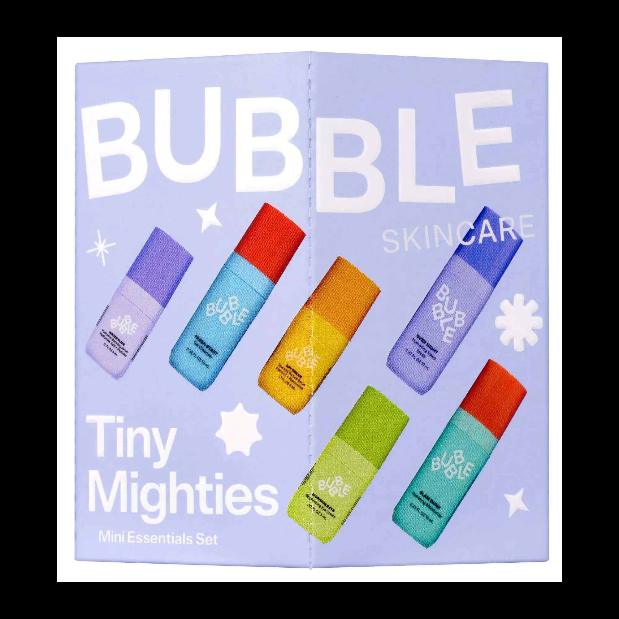 Bubble Tiny Mighties Mini Essentials Holiday Gift Set, 6 Pieces