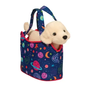 Cosmic Swirl Sassy Sak W/Yellow Lab
