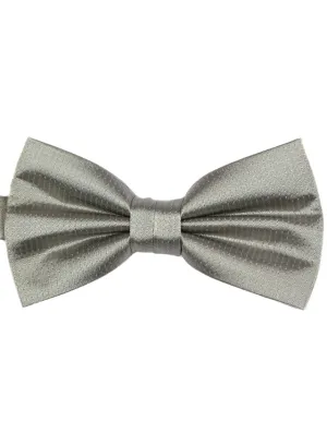 DCLIC Classic Microdot Bow Tie - Silver