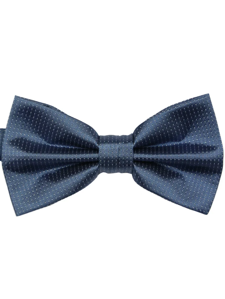 DCLIC Classic Microdot Bow Tie - Steel