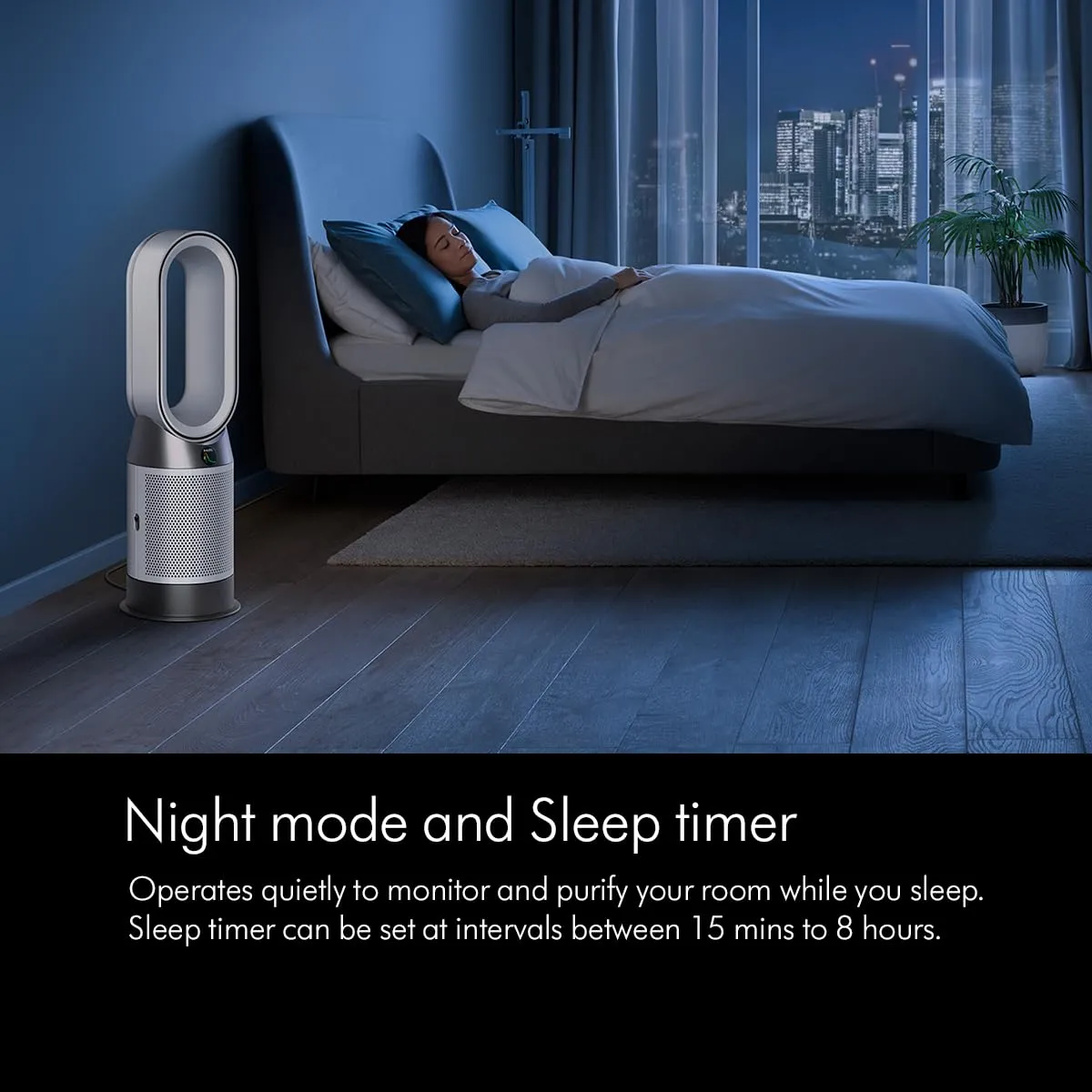 Dyson HP10 Gen1 Air Purifier Hot & Cold | HEPA H13 Filter | 350 Oscillation | Air Multiplier Technology | Auto Mode | Black/Nickel