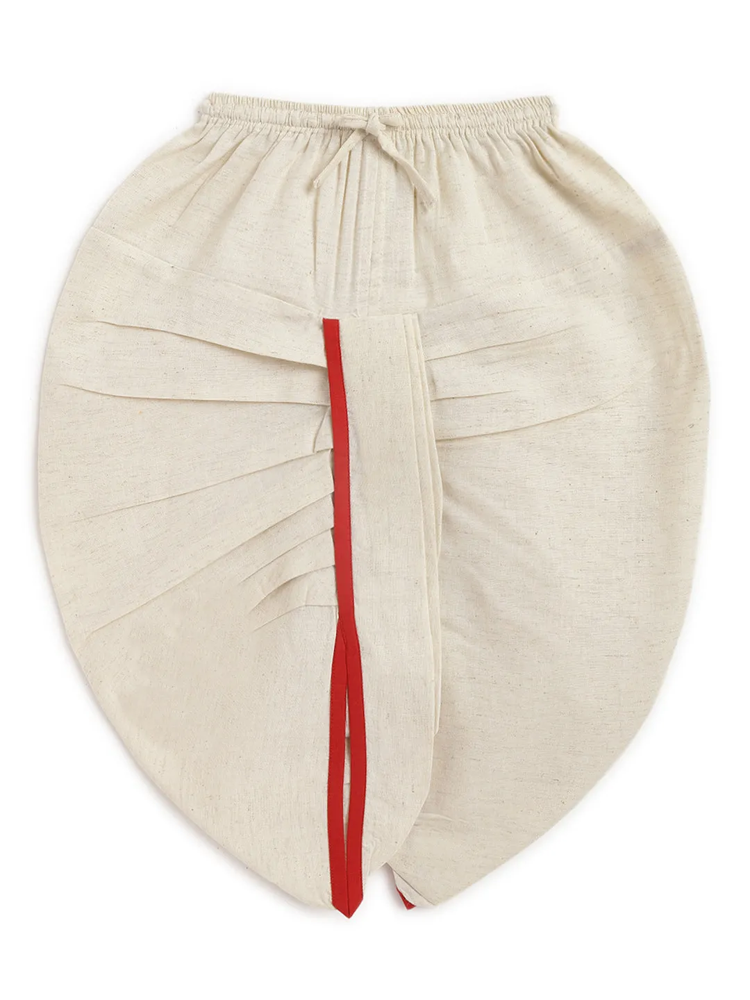 Jacquard Multi 3 Pc Bundi Set - Cream