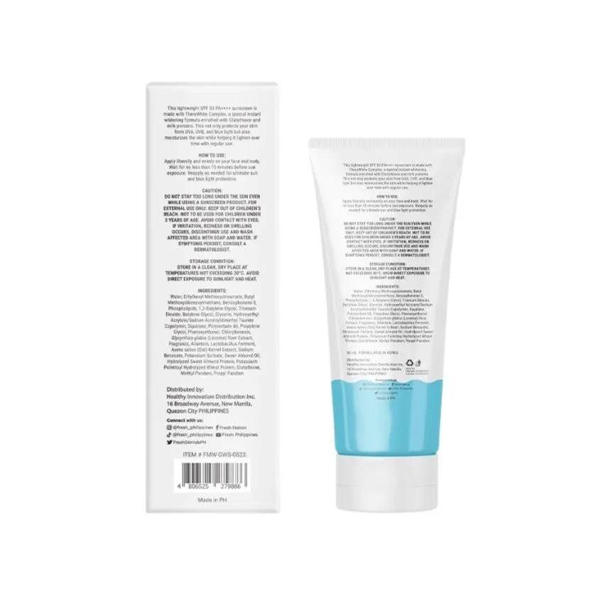 Milk White 3-in-1 Glutathione Sunscreen 50ml