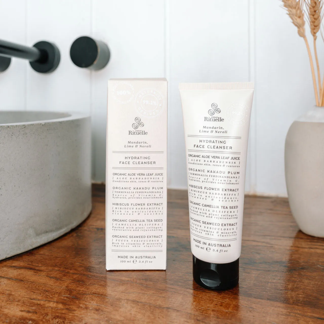 Natural Remedy - Mandarin, Lime & Neroli Hydrating Face Cleanser