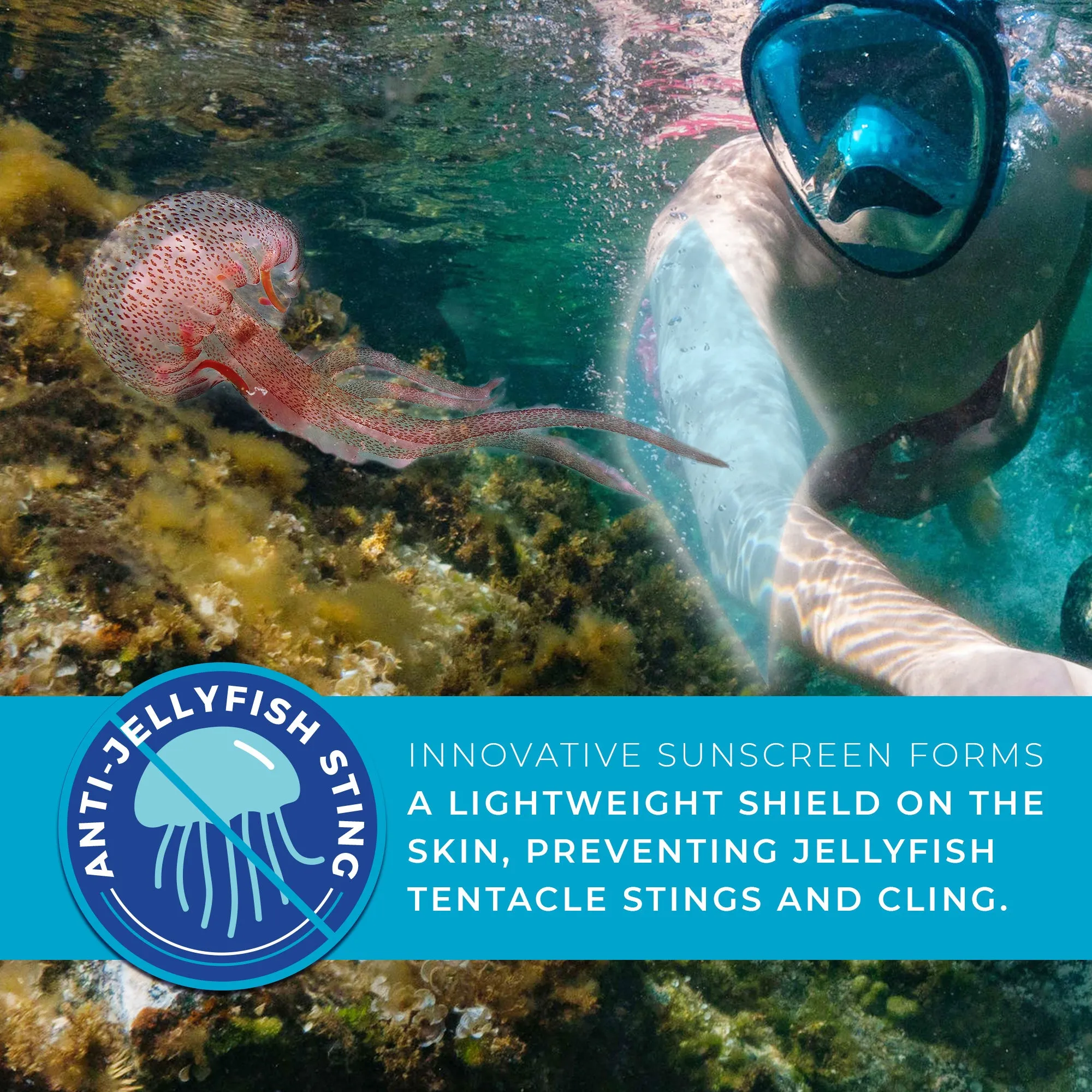 Ocean Kiss Reef Safe Anti Jellyfish Sting Protection Sunscreen SPF 30 / 50
