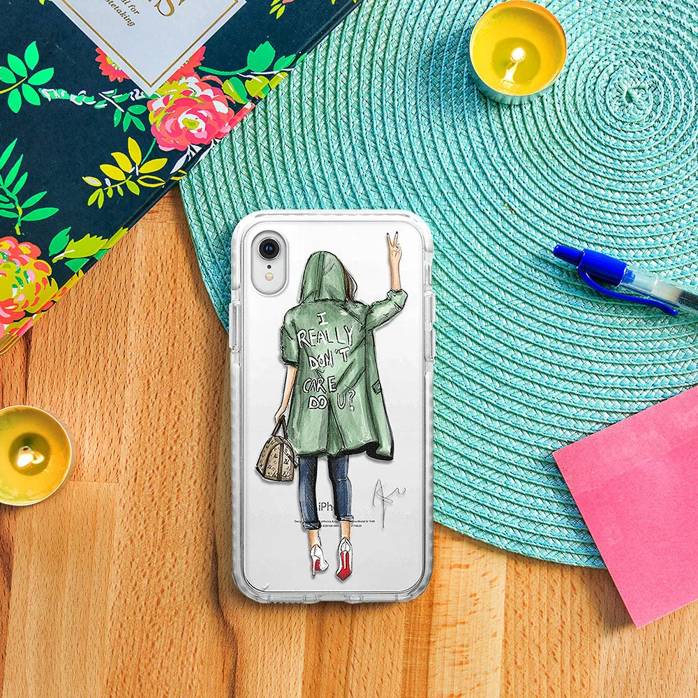 [OPEN BOX] CASETIFY Snap Case Don  t Care For iPhone XR
