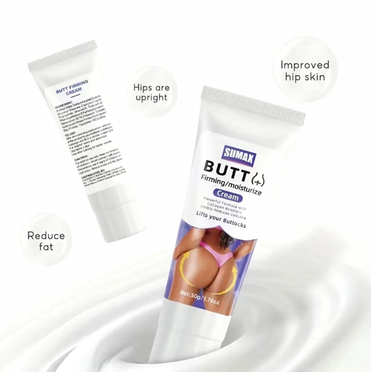 Premium Salon Quality- Buttocks Firming, Lifting, Toning & Plumping Cream