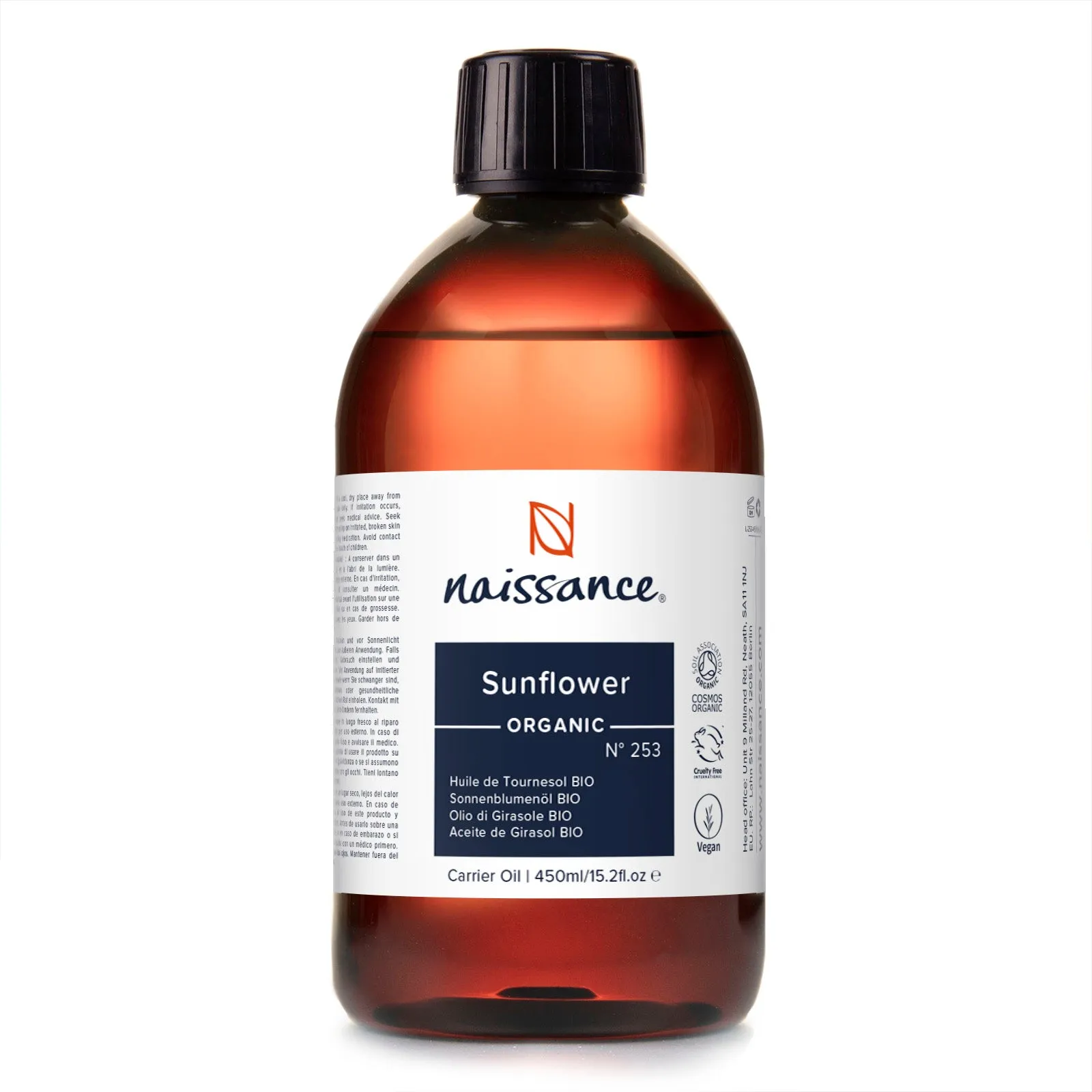 Sunflower Organic Oil (N° 253)