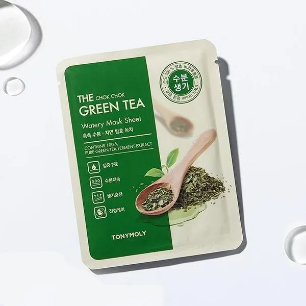 TONYMOLY The Chok Chok Green Tea Watery Mask Sheet 20g×20ea