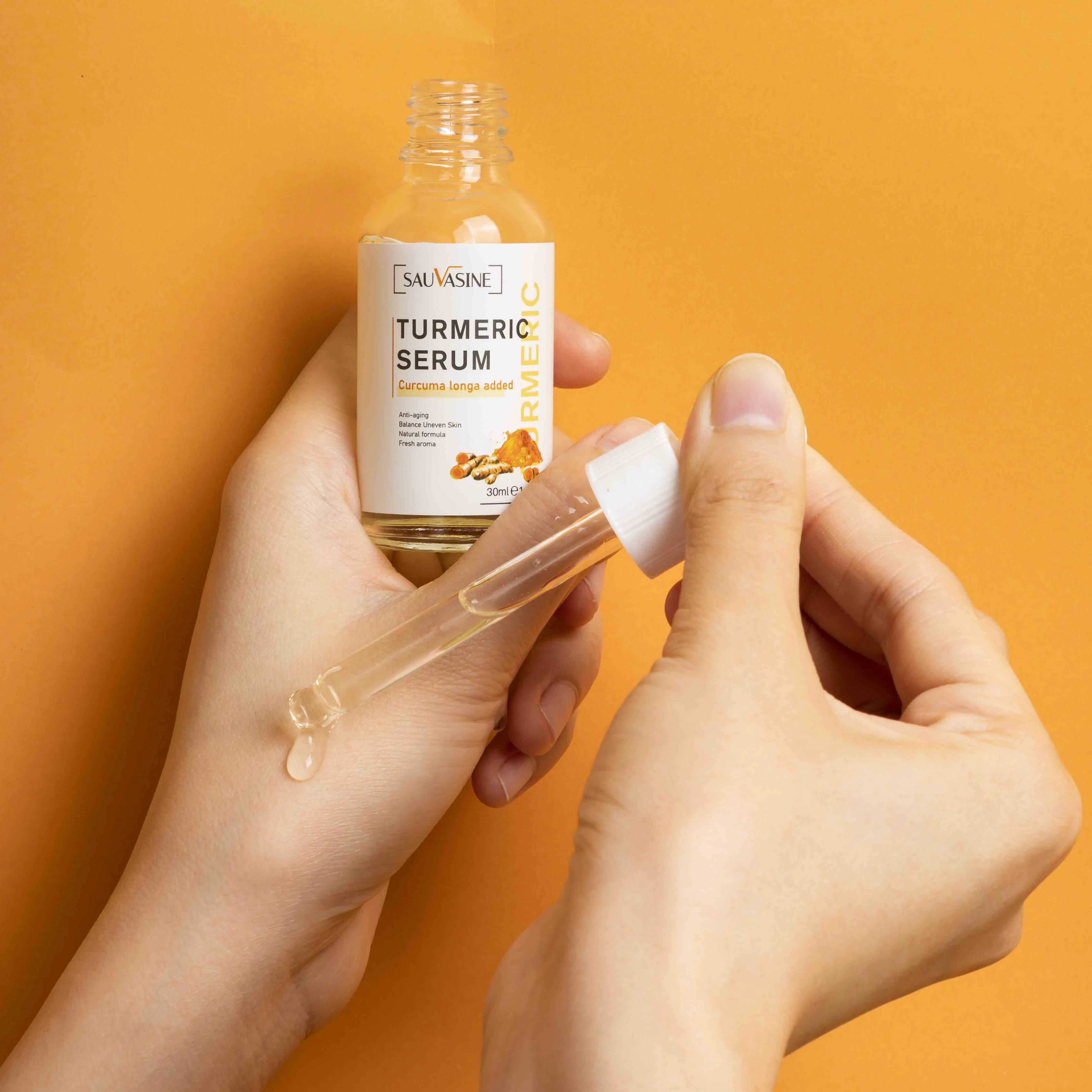 Turmeric Lemon Oil Brightening and Lightening Dark Spots, Acne Brightening Dark Spot Correcting Facial Whitening Serum